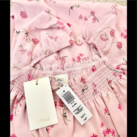 aritzia Wilfred Alana Dress Spring Medley Pink - Picture 5 of 5